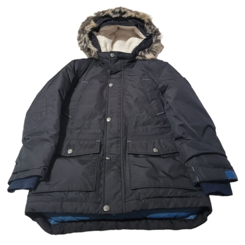 Lands' End Expedition Waterproof Down Parka with Faux Hood‎